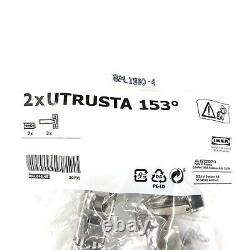 IKEA Utrusta 153 Degree Door Hinges 002.046.48 (Blum 70T754) 30 Sets of 2