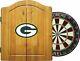 Imperial Nfl Merchandise Dart Cabinet Set Steel Tip Dartboard Green Bay Packers