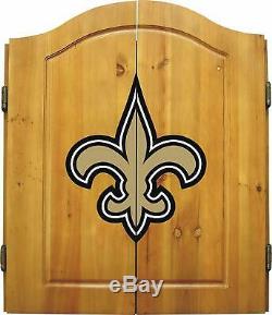 Imperial NFL Merchandise Dart Cabinet Set with Steel New Orleans Saints Style
