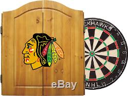 Imperial Officially Licensed NHL Merchandise Dart Cabinet Set with Steel Tip