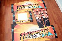 Indiana Jones Pinball Machine Cabinet Decals Side Art Full Set Brand New
