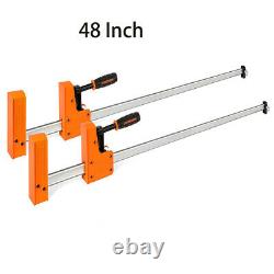 JORGENSEN 2PC 36''/48'' Bar Clamps 90°Cabinet Master Parallel Jaw Bar Clamp Set