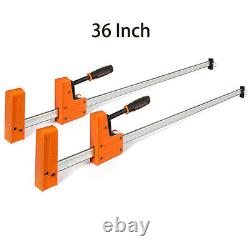 JORGENSEN 2 Pack 36-inch Bar Clamps 90°Cabinet Master Parallel Jaw Bar Clamp Set