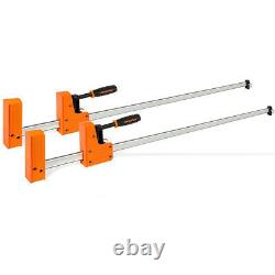JORGENSEN 2-Pack 48-inch Bar Clamps 90°Cabinet Master Parallel Jaw Bar Clamp Set