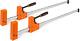Jorgensen 36-inch Bar Clamps, 90°cabinet Master Parallel Jaw Bar Clamp Set, 2-p