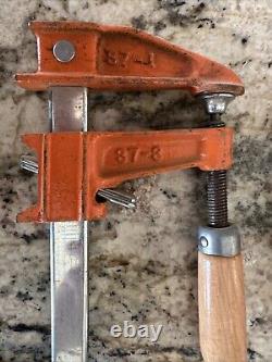 JORGENSEN 6 Pack Bar Clamps 90°Cabinet Master Parallel Jaw Wooden Handle