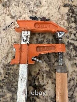 JORGENSEN 6 Pack Bar Clamps 90°Cabinet Master Parallel Jaw Wooden Handle