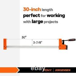 Jorgensen 2PCS 30 Bar Clamp Set 90° Parallel Clamp Cabinet Master 1500 lbs load