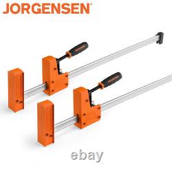 Jorgensen 30 Bar Clamp Set 90° Parallel Clamp Cabinet Master 1500 lbs load 2PCS