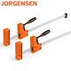 Jorgensen 30 Bar Clamp Set 90° Parallel Clamp Cabinet Master 1500 Lbs Load 2pcs
