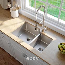 Kraus Standart PRO 32 Undermount 60/40 Kitchen Sink Satin-Certified Refurbished