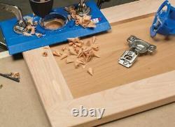 Kreg Cabinet Hardware Installation + Pocket Hole Jig Kit + two face clamp set