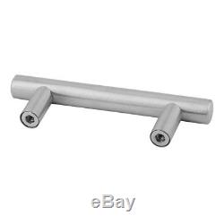 LOT 25-500 4 5 6 Stainless Steel Kitchen Cabinet Handles T Bar Pull Hardware