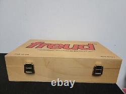 Made In Italy Freud 94-100 5 Piece Adjustable Cabinet Door Router Set Wooden Box