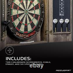 Match Pro Dartboard Cabinet Set Official Size Self Healing Sisal Modern St