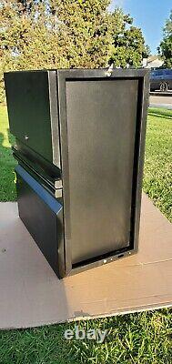 Matte Black Husky Heavy-Duty 28 Steel Wall Mounted Garage Cabinet HTC1000010