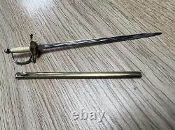 Miniature set of Sword for opening letters and Pistol. Handmade