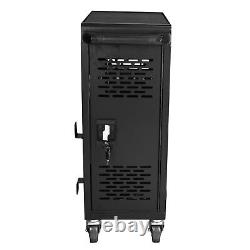 Mobile Charging Cabinet Cart 16Compartment Removable For Laptop Tablet With Lock