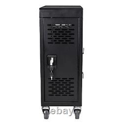 Mobile Charging Cabinet Cart 16Compartment Removable For Laptop Tablet With Lock