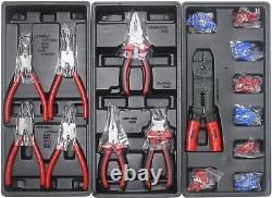 Mobile Tool Cabinet with 4 Drawers, Rolling Tool Sets Tool Storage Box Tool Case