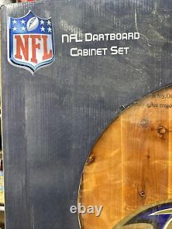 NFL Football Dartboard Cabinet Set BALTIMORE RAVENS Brand New FREE SHIPPING