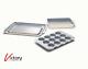 Niob Caraway 4pc Bakeware Set With 2 Cork Trivets Cream Withcabinet Organizer
