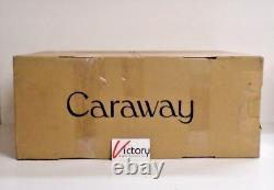 NIOB Caraway 4pc Bakeware Set with 2 Cork Trivets Cream withCabinet Organizer