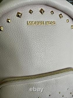 NWOT MICHAEL KORS ERIN Studded MEDIUM BACKPACK Bag In POWDER BLUSH Leather