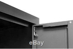 NewAge Bold 24-Gauge Welded Steel Bamboo Worktop Cabinet Set in Gray (14-Piece)