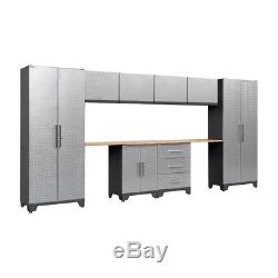NewAge Performance 10-piece Garage Organizer workbech storage steel Cabinet Set