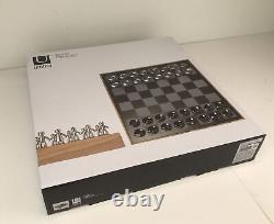 New Factory Sealed Umbra Chess Set Cabinet Buddy Stainless Steel Modernist