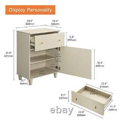 New Set of 3 Storage Cabinets, Kitchen Sideboards with Drawers and Doors