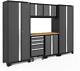 Newage Products Bold Series Gray 7 Piece Set, Garage Cabinets, 50421