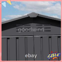 Outdoor Storage Shed Tool Shed with Lockable Door Storage Cabinet Set for Garden