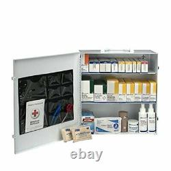 Pac-Kit 6155 463 Piece Steel Cabinet Industrial 3 Shelf First Aid Station