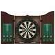 Professional Dart Set With Dartboard And Cabinet Sisal Steel Indoors Sports