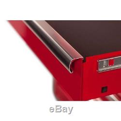 Red Workshop Rolling Cabinet Tool Chest Set Lockable Storage 42 in. 20 Drawer