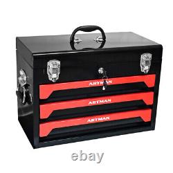 Removable 3 Drawers Tool Box Steel With Tool set Box 4 Drawers Tool Cart With Lock