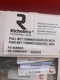 Richelieu BP305128 5 Inch Center to Center Bar Cabinet Pull Nickel SET OF 10