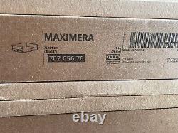 SET OF 2 Ikea MAXIMERA Drawer, high, white 30x24 702.656.76 NEW