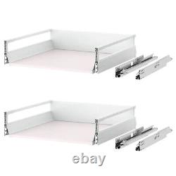 SET OF 2 Ikea MAXIMERA Drawer, medium, white 24x24 802.656.66 NEW