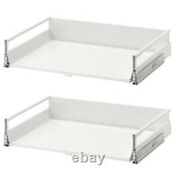 SET OF 2 Ikea MAXIMERA Drawer, medium, white 30x24 302.656.64 NEW