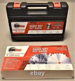 SawStop BTS-DS8-2402 8 Premium Dado Carbide Saw Blade Set Cabinet Woodwork Tool