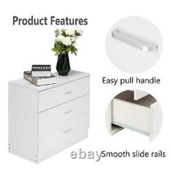 Set Of 2 New 3 Drawer Chest Dresser Clothes Storage Bedroom Furniture Cabinet