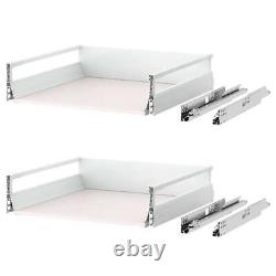 (Set of 2) IKEA MAXIMERA Drawer, Medium, White 24 x 24 802.656.66 BRAND NEW