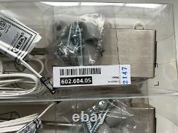 Set of 3 Ikea URSHULT LED Cabinet light, nickel plated 602.604.05 NEW