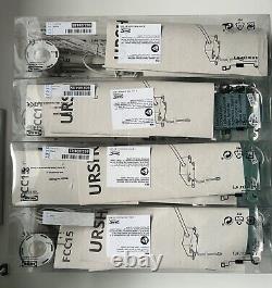 Set of 4 Ikea URSHULT LED Cabinet light, nickel plated 602.604.05 NEW