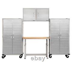 Seville Classics UltraHD 5-Piece Steel Garage Cabinet Storage Set