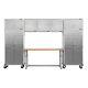 Seville Classics Ultrahd 8-piece Steel Garage Cabinet Storage Set