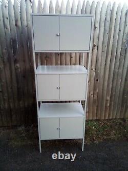 Small Office Home- Home Office Steel Stackable Cabinets Set of Three